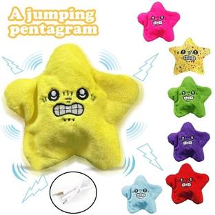 AERALUX Dancing Star Toy for Baby Funny Star Talking Toy for Baby Kids Soft Talk Back  - 22.5 cm