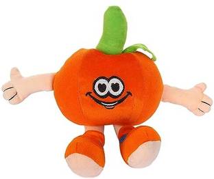 sai ji Orange Tomato Soft Plush Stuffed Toy For Kids  - 3 cm