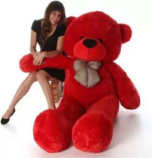JST SOFT TOYS 3 feet Red teddy bear - 90.7cm (Red)  - 90.6 cm