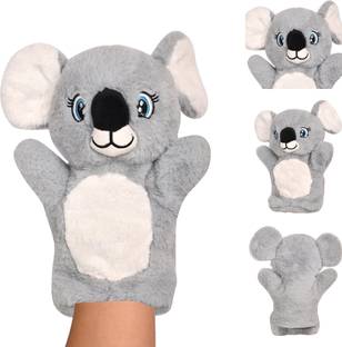 Besties Koala Hand Puppet Soft Toy Grey Height  - 25 cm
