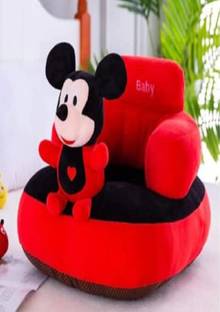 JASIL Sofa for Kids Soft Plush Cushion Baby Sofa Seat Or Rocking Chair for Kids - 35 inch (Red MICKY E)  - 35 cm
