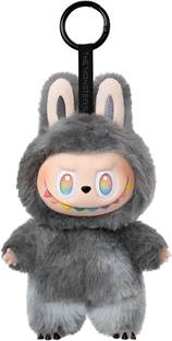 FOBHIYA Labubu Doll Soft Plush Keychain Toy – Mini Collectible Figurine  - 15 cm