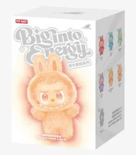BooBum 1PCS POPMART PREMIUM LABUBU DOLL BIG INTO ENERGY SERIES VINYL PUSH BLIND BOX  - 17 cm