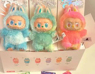 PANARO Premium Labubu Doll 3rd Generation Labubu Monster Plush Toy(Random Color -1 PC)  - 17 cm