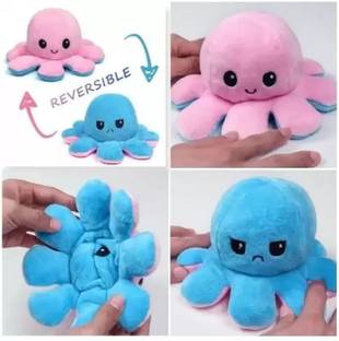 EVK ® Premium Quality Super Soft Reversible Mini Octopus  - 12 cm