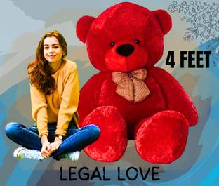 pandaabee Babyhug Plush Teddy Bear Soft Toy  - 135 cm