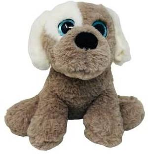 Fun Zoo Cute Huggable Super Soft Toy Rocking dog Fabric(Dark Brown)  - 20 cm