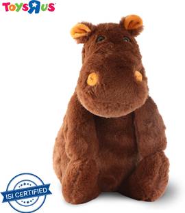 Toys R Us Animal Alley Hippo Soft Toys for kids  - 40 cm