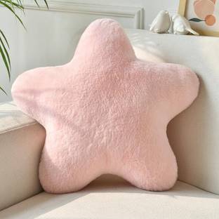 Pocketfriendly A Premium Luxury Quality Pink Star Ultra Soft Pillow Cusion For Your Bedroom  - 25 cm