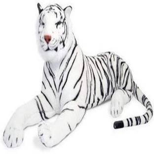 4AJ BAZAAR Gift Cute White Tiger Stuffed Soft Plush Toy 32 cm  - 32 cm