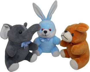 Natali Traders Soft Toys Combo for Kids/Girls | Birthday Gift for Kids/Girls  - 15 cm