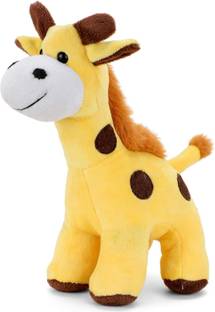 Webby Plush Standing Giraffe Soft Toys for Kids  - 22 cm