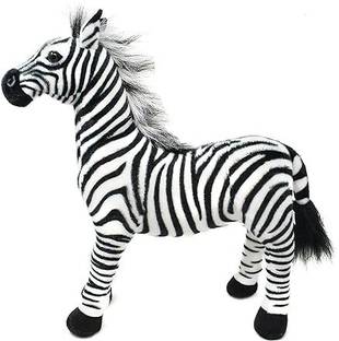 YOKO TOYS SOFT TOYS ZEBRA  - 34 cm