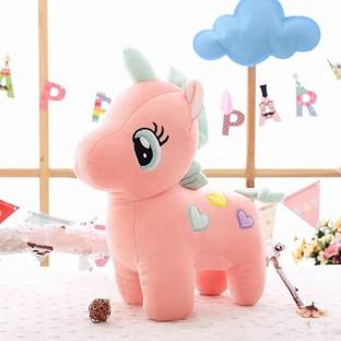 Ritik Kumar Unicorn Plush Soft Toy Cute Kids Animal Baby Boys/Girls (Pink)  - 30 cm