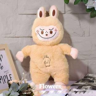 HUG'N'FUN Labubu Creative Light-Up Electric Plush Breathable Baby Doll Soothing Soft toy  - 30 cm