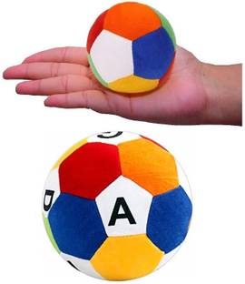 sai ji Stuffed ABCD Ball with Mini Soft Ball for Kids Combo  - 30 cm