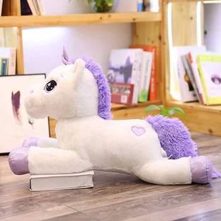 Apex Toys Unicorn Big Size White Perfect Gift for Kids  - 65 cm