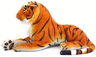 Ritik Kumar Cute Sitting Tiger Stuffed Soft Toy For Kids Teddy Bear Animal For Girls Boys  - 16 cm