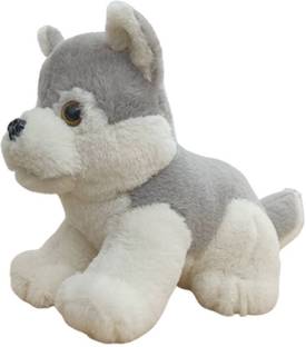 Apex Toys Husky Dog 30 cm Grey-White  - 25 cm