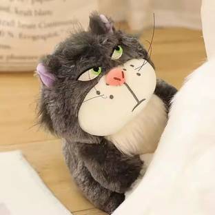tinytotem Stuffed Angry lucifer Cartoon Cat Toy for Children | 30 cm  - 30 mm