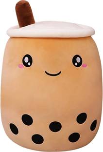 TechMax Solution Cute Boba Tea Plush Stuffed Bubble Tea Plushie  - 9 inch
