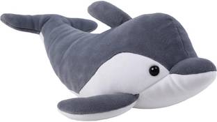 TnT Hub Realistic Dolphin Plush Toy | Ocean Life Soft Toy for Children  - 32 cm