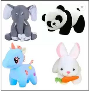 MPR ENTERPRISES Stuffed Toy For Baby, Kids ,Girls & Boy,Set of 4  - 28 cm