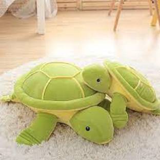 THE MODERN TREND big turtle small tortoise soft toys for kids home decoration 2pcs  - 45 cm