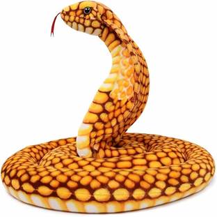 Baby Melon Soft stuffed cobra style snake toy for kids  - 125 cm