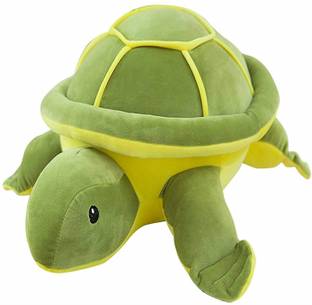 Velcon Turtle 55 cm Stuffed Soft Green Tortoise Plush Toy for Kids Best for Gifts  - 15 cm