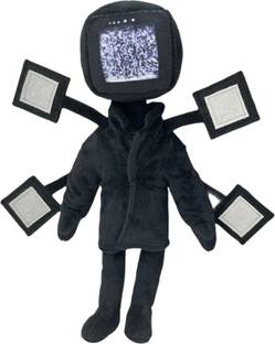 TechMax Solution Scary Toilet TV Man Disturbance Toy Plush  - 30 cm