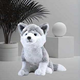 MAURYA Husky dog puppy soft toy stuffed animal  - 32 cm