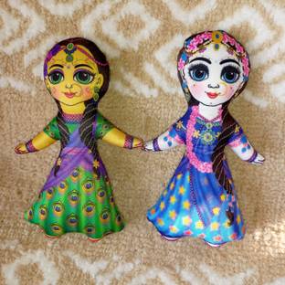 UAS ACHYUTA EXPERT TRADING CO UAS LALITA VISHAKHA SOFT TOYS  - 7 inch