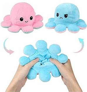 ADORE KART TOYS Miny Reversible Octopus Soft Toys for Kids  - 30 cm
