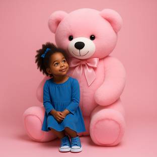 Vstyle Heart Teddy Bear 5ft  - 152 cm