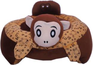 WIPLK Baby Soft Plush Cushion Baby Sofa Seat Rocking Chair for Kids Red Brown 27cm  - 27 cm