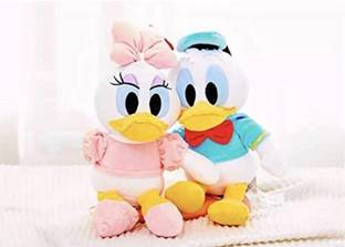 Wondertoys Attractive combo of donald and daisy duck super soft stuffed toy for kids  - 32 cm