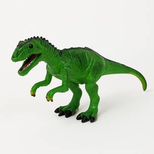 DTR Creation Tyrannosaurus Rex Dinosaur Toy for Kids - 26cm Green Soft & Realistic Design  - 15 cm