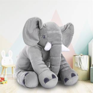 Toyingly Big Size Elephant Pillow Teddy Bear for Kids , Girls & Children Sleeping Toys  - 60 cm
