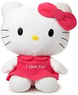 Tickles I Love You Valentine Cat Soft Stuffed Plush Animal Toy For Kids Boys & Girls  - 28 cm