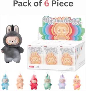 Fusked Flufies Pack of 6 Gen 3 Labubu Blind Box  - 12 cm