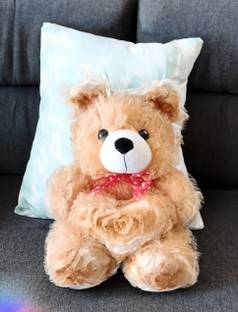GiftyLuxe Tubby Soft Toy Sitting Bear Brown  - 45 cm