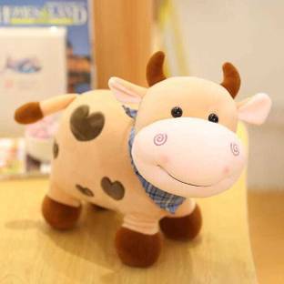 Teddy Daddy Cow Soft Toy ( Pink - 1 single piece )  - 25 cm
