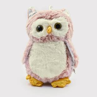 PLUSHJOY Owl Soft Stuffed Plush Animal Toy for Kids and Gift Toys - (28 cm) (Pink)  - 28 mm