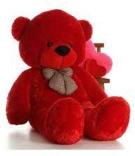 RSS SOFT TOYS 3 Feet Soft Teddy Bear For Someone Special 91cm (red)  - 90 cm