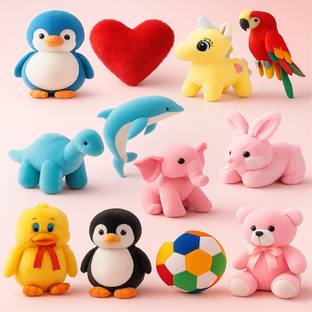 Macros Super Soft Combo of 12 Stuffed/ soft toys Teddy Bear in for kids / Gift  - 25 cm