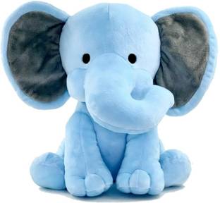 Gking Elephant Sitting Plush Soft Toy Cute Kids Animal Home Decor Boys/Girl  - 30 cm