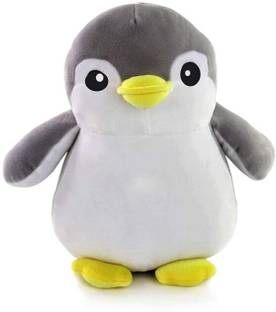 Toyingly Grey Penguin Plush Soft Toy | Penguin Stuffed Animal for Kid Boy/Girl  - 20 cm