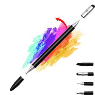 Verilux 4 in 1 Stylus Pen for Touch Screen Pad with 4 Tips for Drawing Noting Jotting Stylus