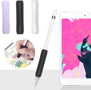 Pivdo 3 Pcs Stylus Apple Pencil Grip Cover Holder for Apple Pencil 2 & 1 Generation Stylus